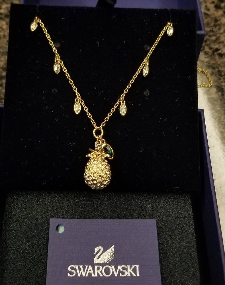 Swarovski Pineapple Necklace